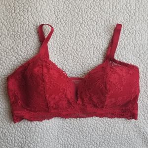 Red Lace Bralette
